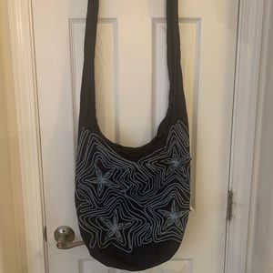 Navy sling bag
